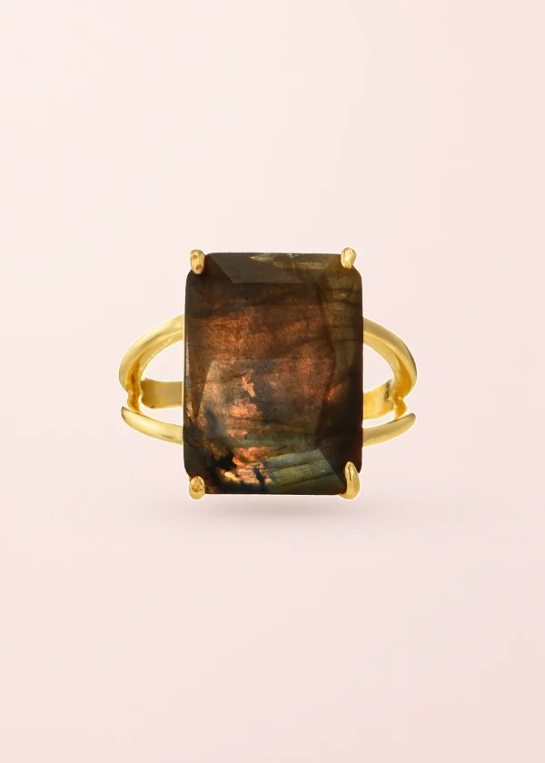 Kristen – Ring mit Naturstein