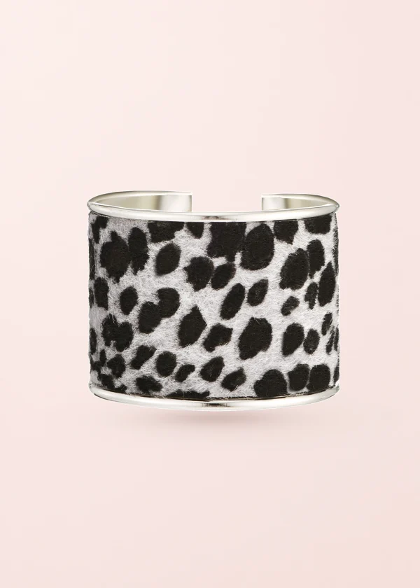 Snow Leopard – Armreif mit Leopardenmuster