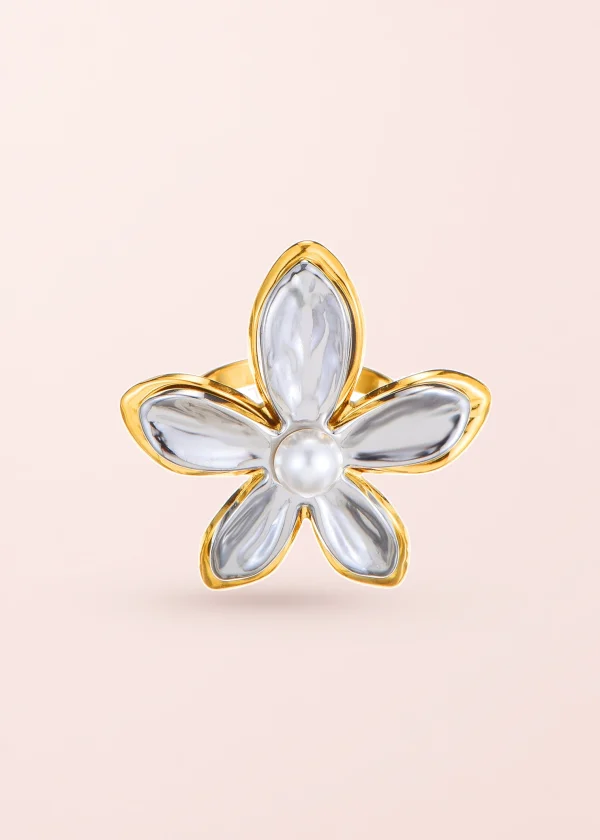 Joanne Flower – Blumenring in Goldoptik