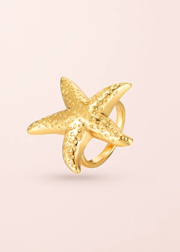Natalia Starfish Golden Ring