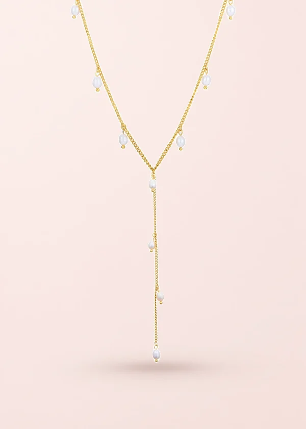 Lynn Little Pearl Romantic Lariat Necklace