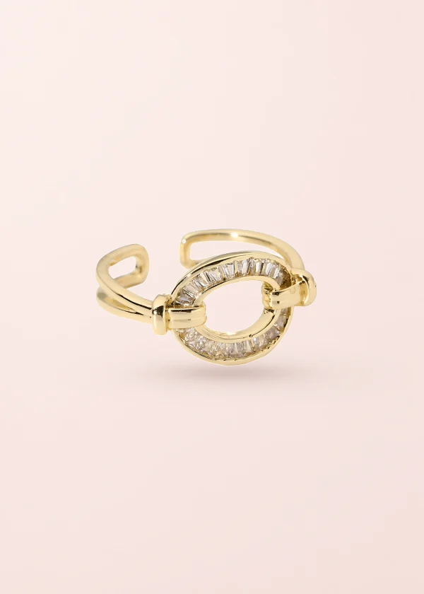 Alexine – Ring mit Zirkonia in Goldoptik