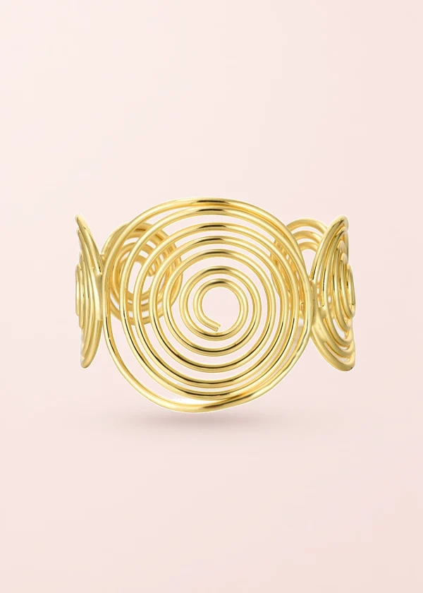 Jacklyn Golden Circle – Armreif in Goldoptik