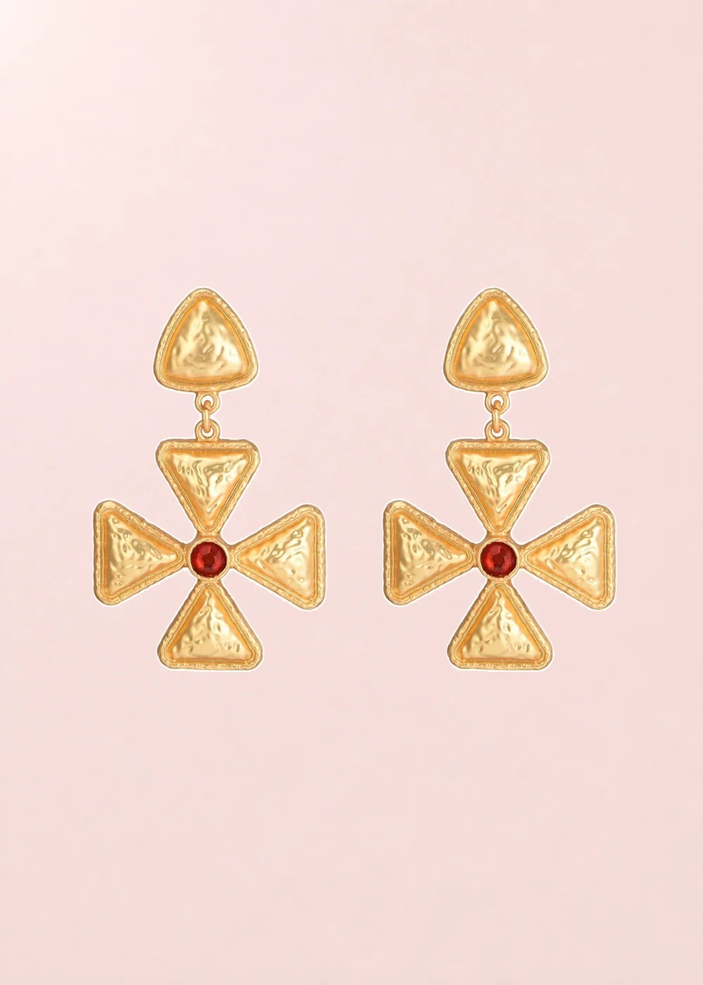 Ondine Vintage Golden Earrings product photo