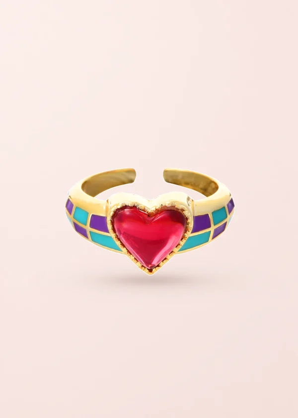Nikki Rose Heart Fun – Ring mit Herzmotiv und Zirkonia