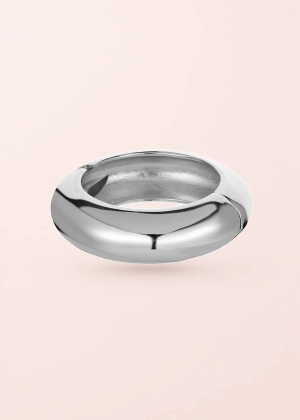 Tann Chunky Bangles – breiter Armreif in Silberoptik