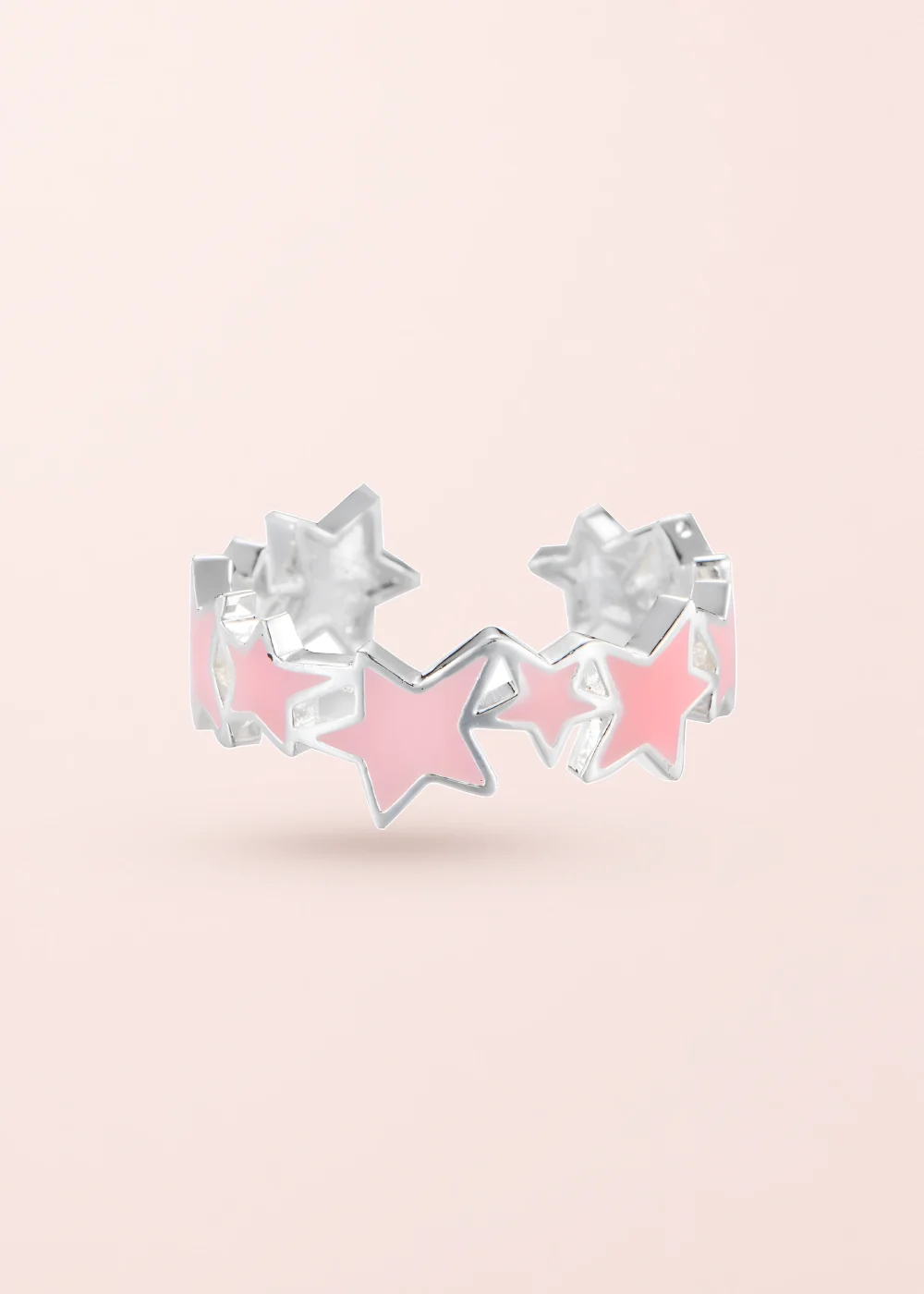 Produktfoto: Star Street Pink – Ring mit Sternmotiv