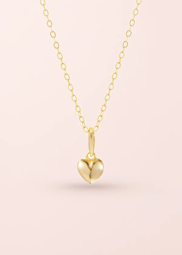 My Tiny Love Golden Heart Necklace
