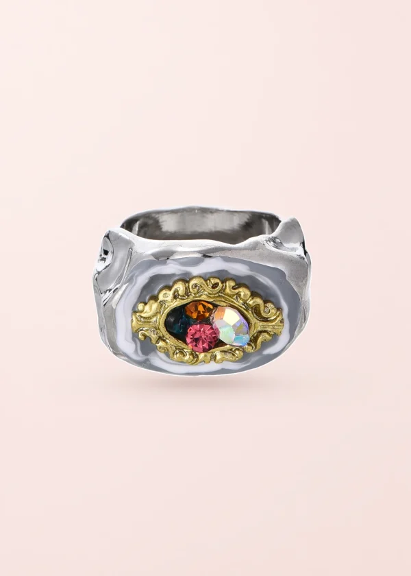 Dream Dolly – Ring I mit Zirkonia in Silberoptik