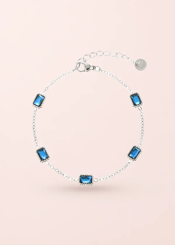 Lam Blue – Armband mit Zirkonia in Goldoptik