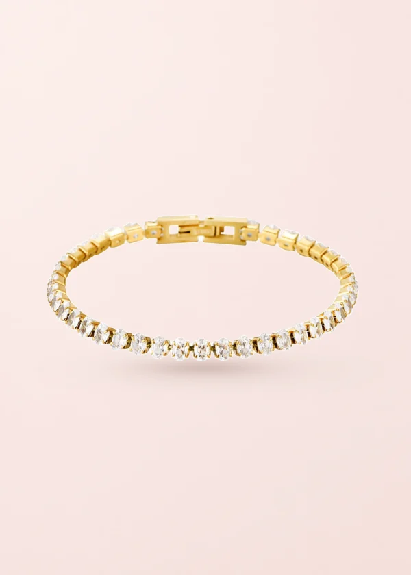 Amelie Glittering V – Armband mit Zirkonia in Goldoptik