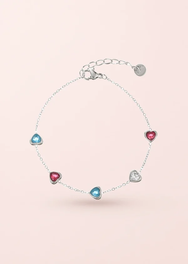 Laura – Armband mit Zirkonia in Silberoptik