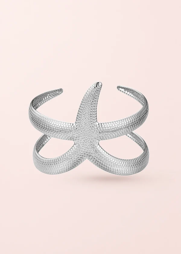 Mook Seastar – Armreif mit Seesternmotiv in Silberoptik