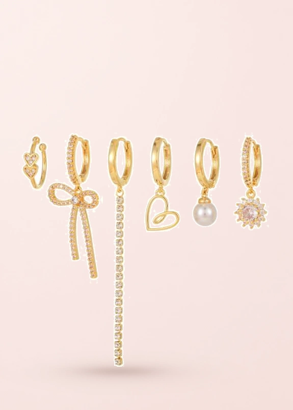 La Petite Mademoiselle – Ohrring-Set mit Zirkonia