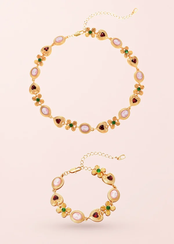 Sebastina – Schmuckset mit bunten Zirkonia
