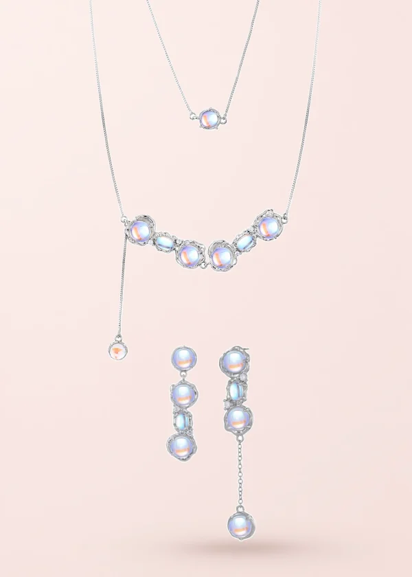 Vichy – Schmuckset mit Zirkonia