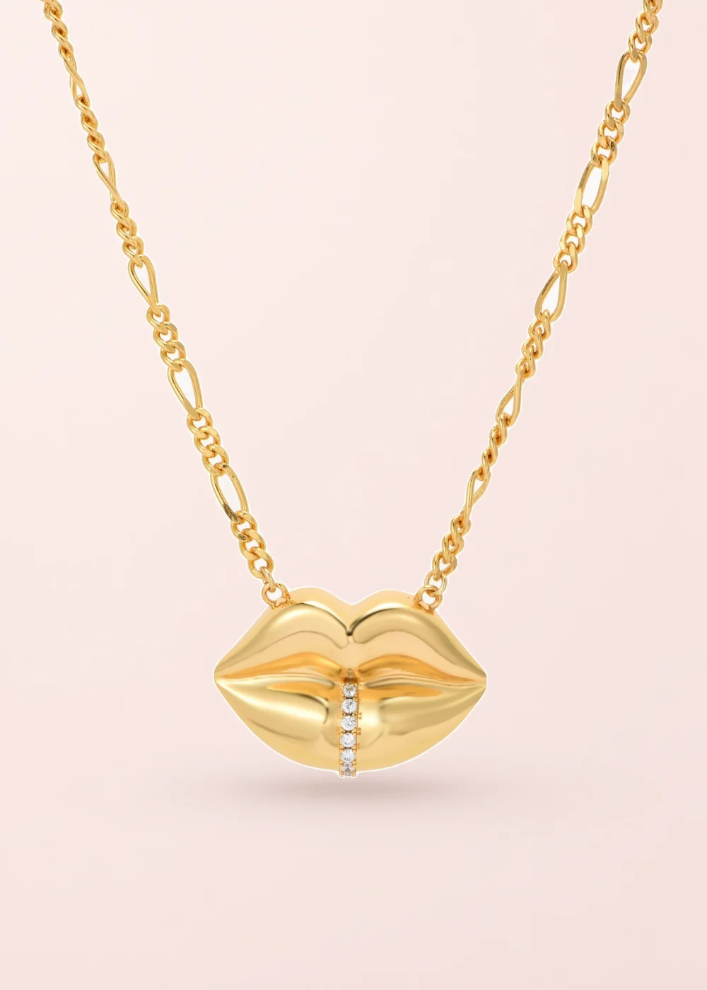 Produktfoto: Bisou Collection – Bisou Halskette mit Motiv in Goldoptik