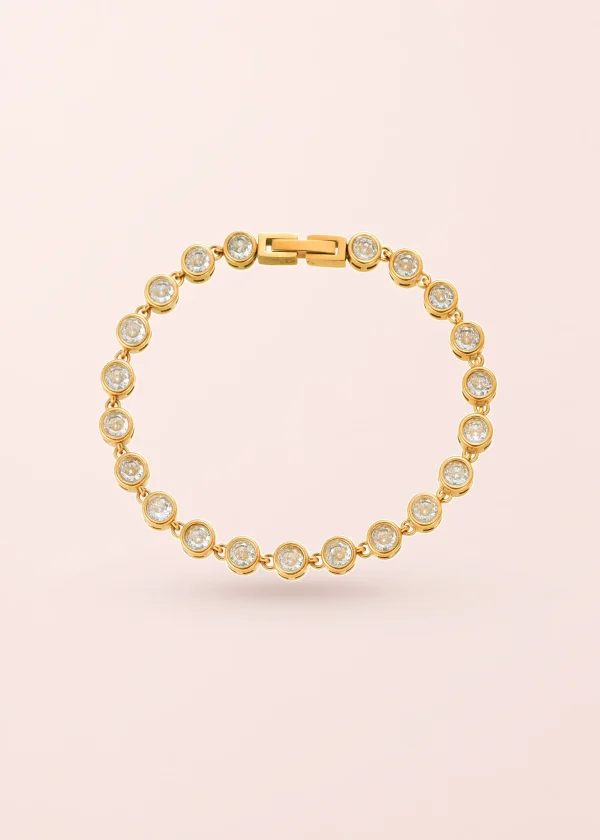 Amelie Glittering VII – Armband mit Zirkonia in Goldoptik