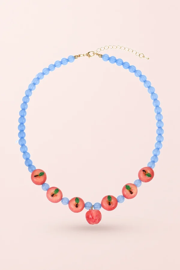 Sweetened Apple – Choker mit Frucht- und Perlendetails