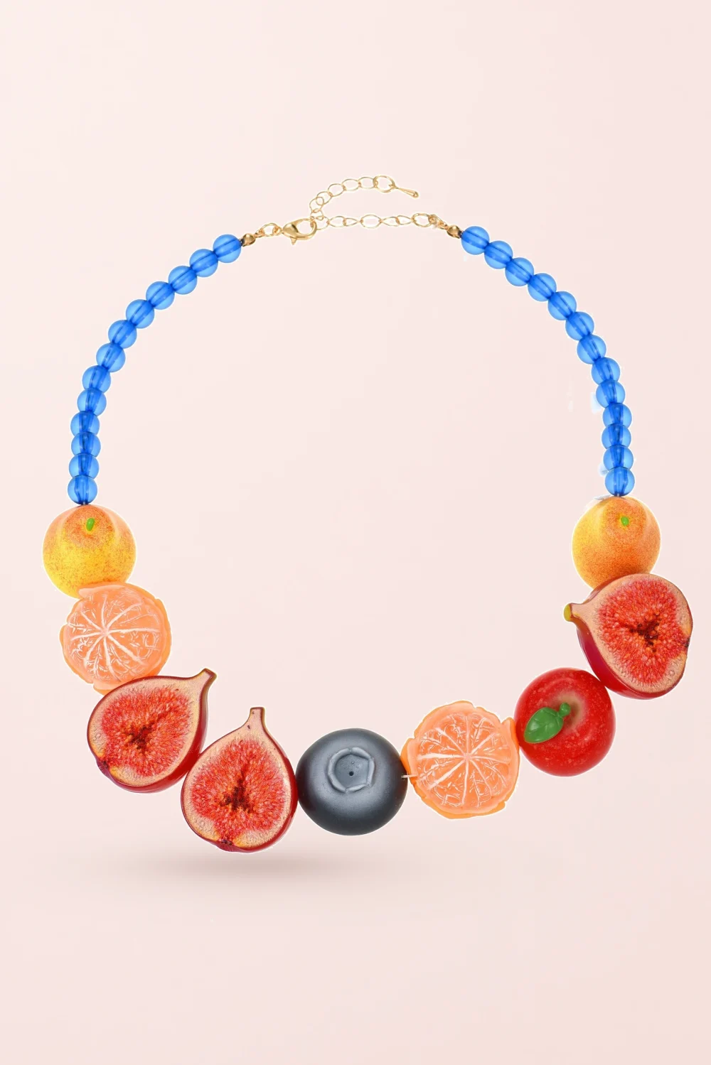 Sweetened Summer Choker Necklace on a pink background