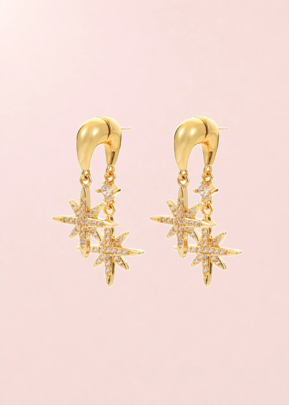 Double Star Earrings product photo