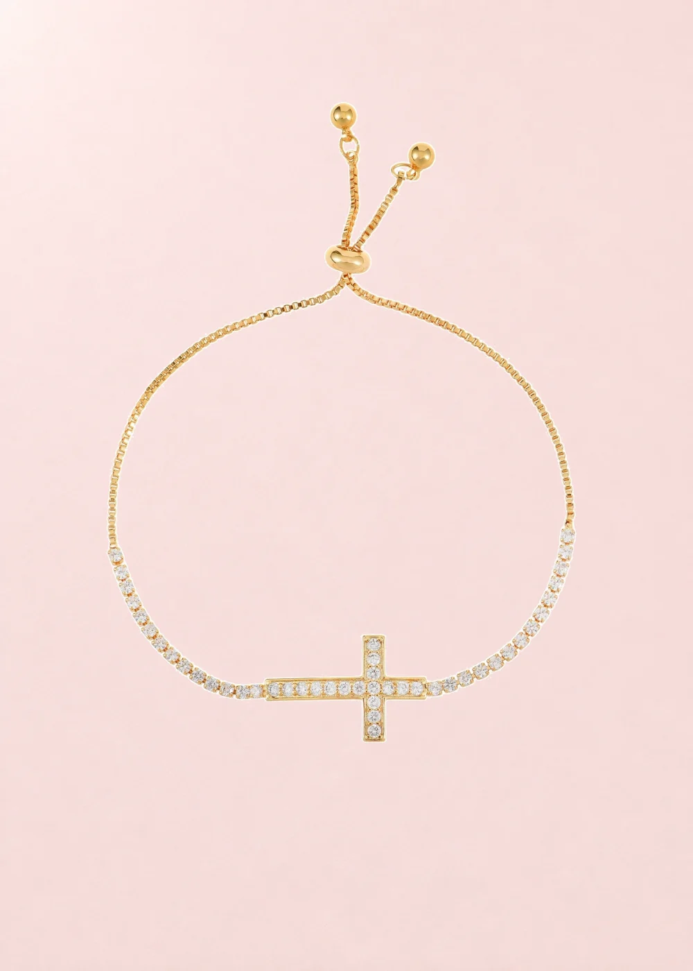 Glittering Cross Bracelet product photo