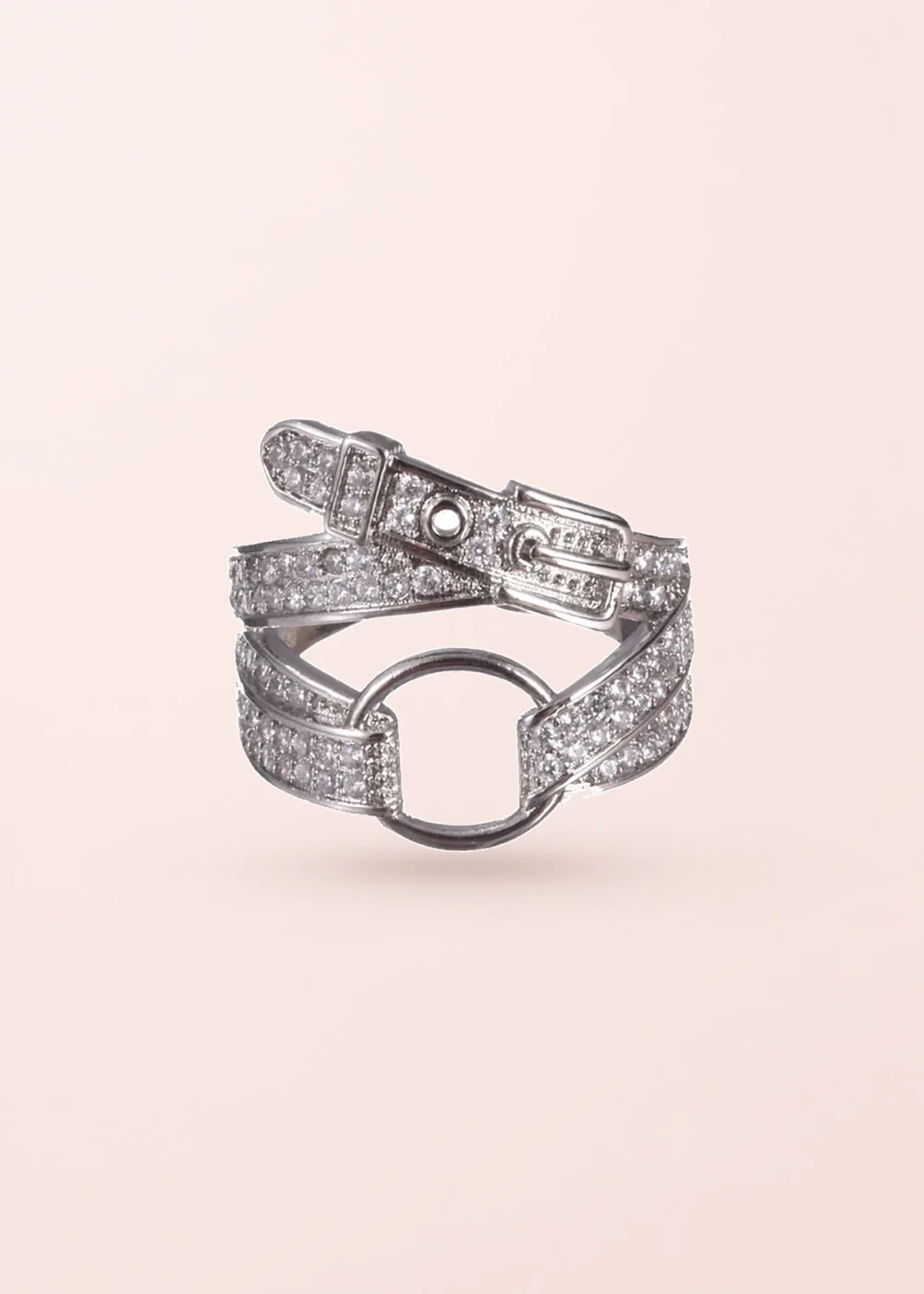Produktfoto: Sparkling Bow – Schleifenring mit Zirkonia