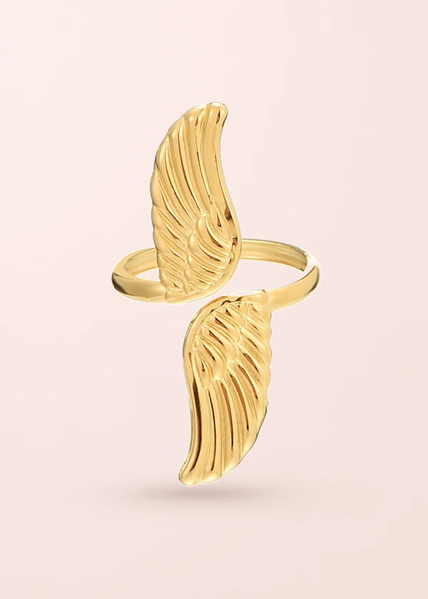 Oiseau Free Wings – Flügelring II in Goldoptik