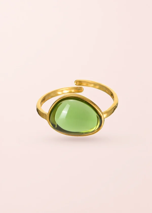 Kaya – Ring mit grüner Farbgebung
