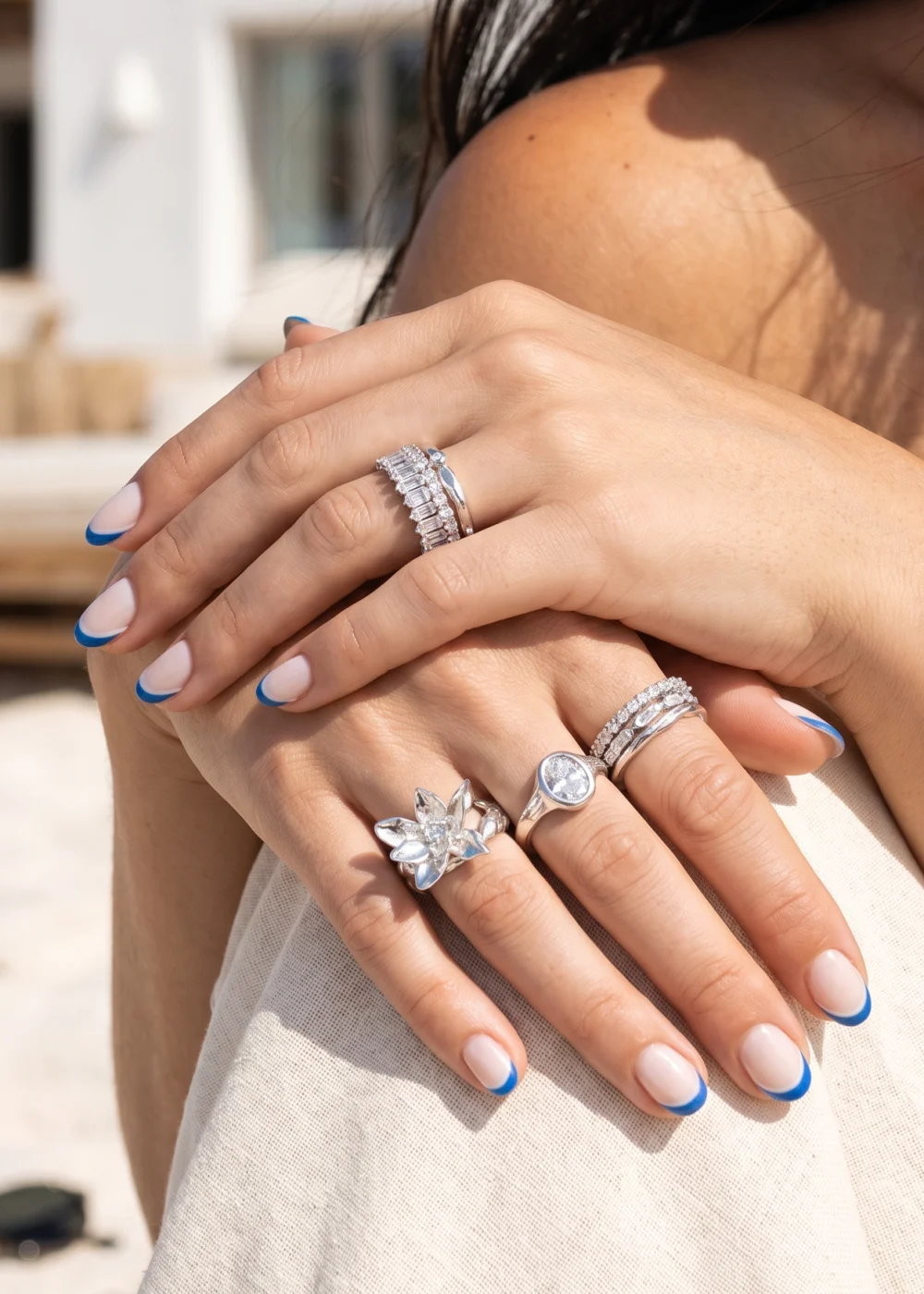 Weiteres Produktfoto 2: Lily Garden – Ring mit Blumenmotiv in Silberoptik