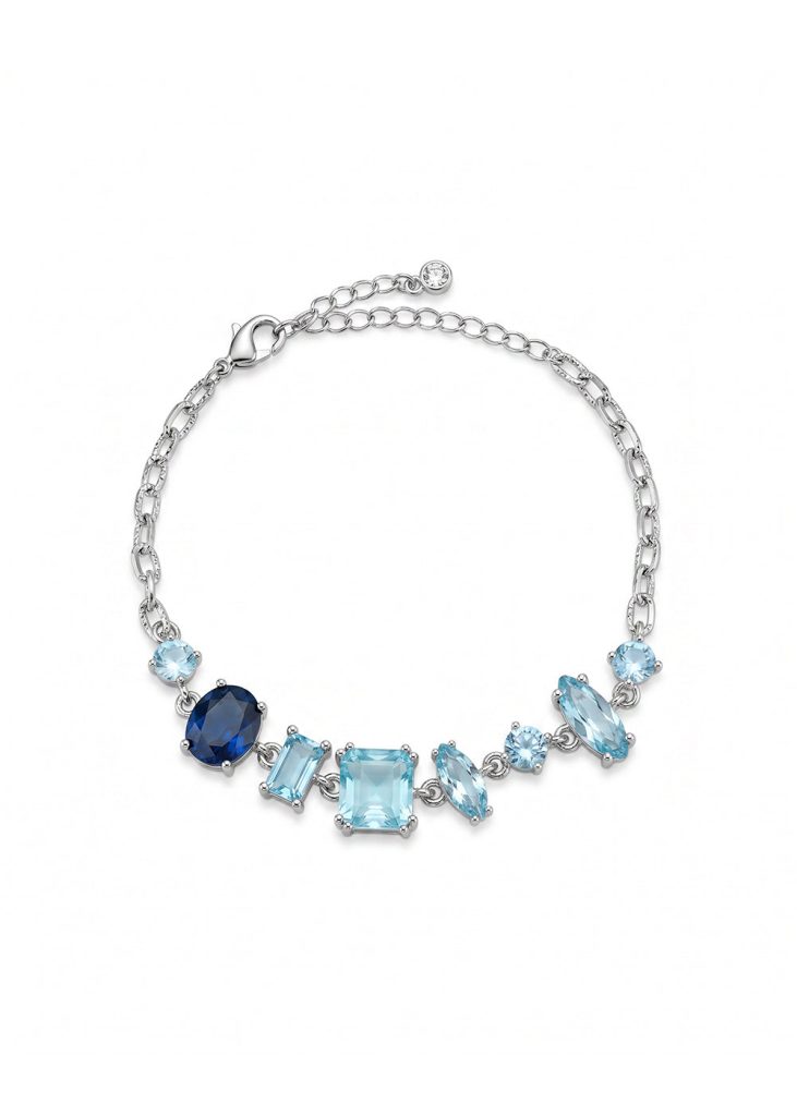 Kira Colorful Crystals – Armband mit Zirkonia in Silberoptik – weitere Ansicht