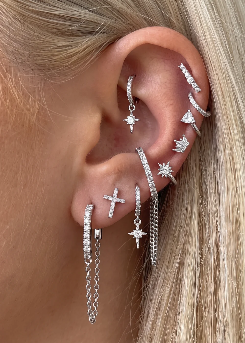 Weiteres Produktfoto 1: La Petite Classe – Ohrring-Set mit Zirkonia